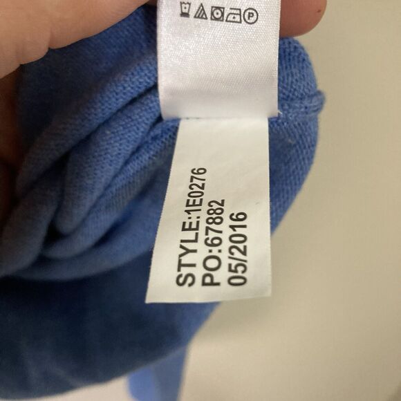 Vineyard Vines Men's qtr. Zip Sweater Medium Blue Long Sleave Style: 1E0276 - Picture 5 of 10